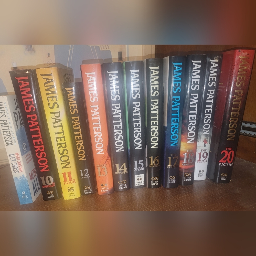 James Patterson Hardcover Book Collection 9-20